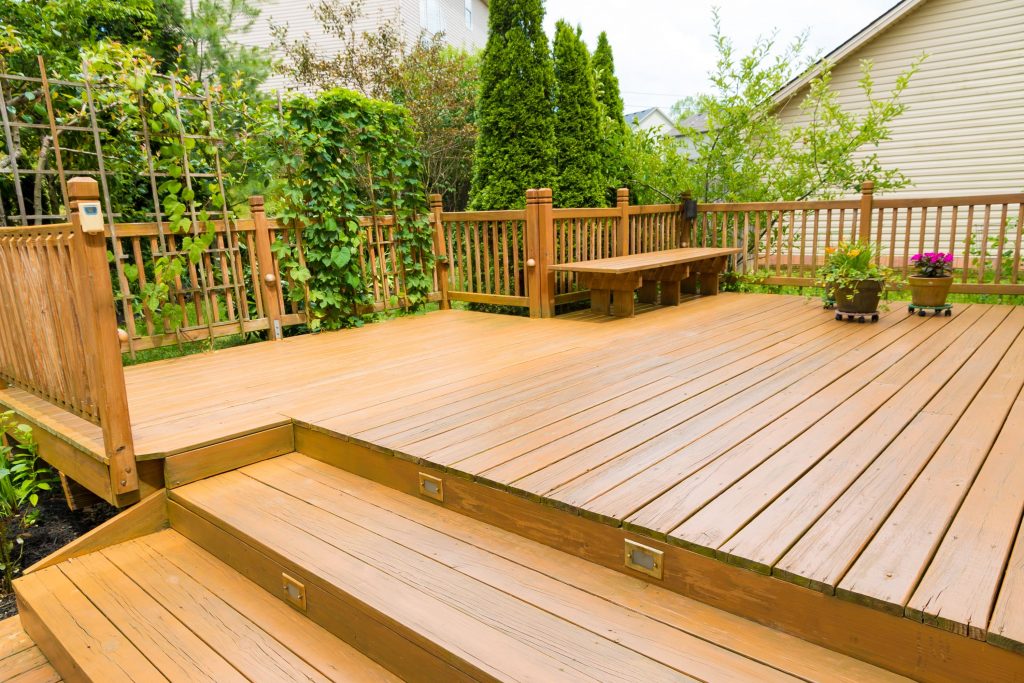 Decking Bude cornwall