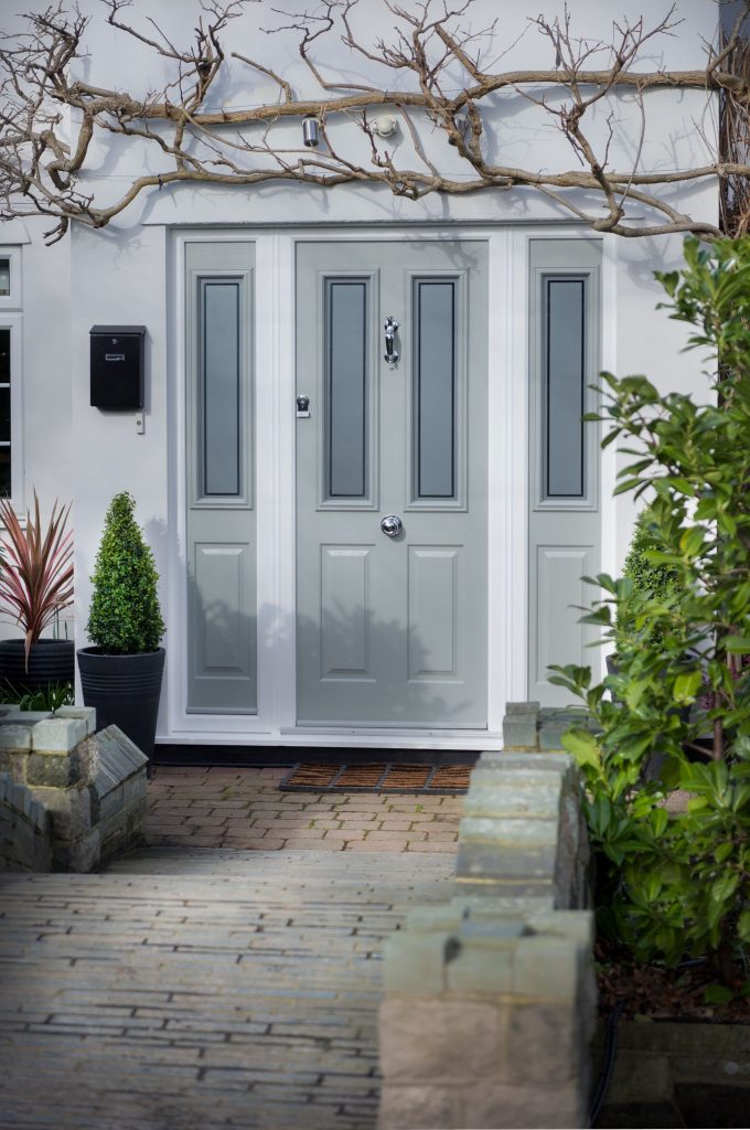 Grey Composite Doors Bude Cornwall